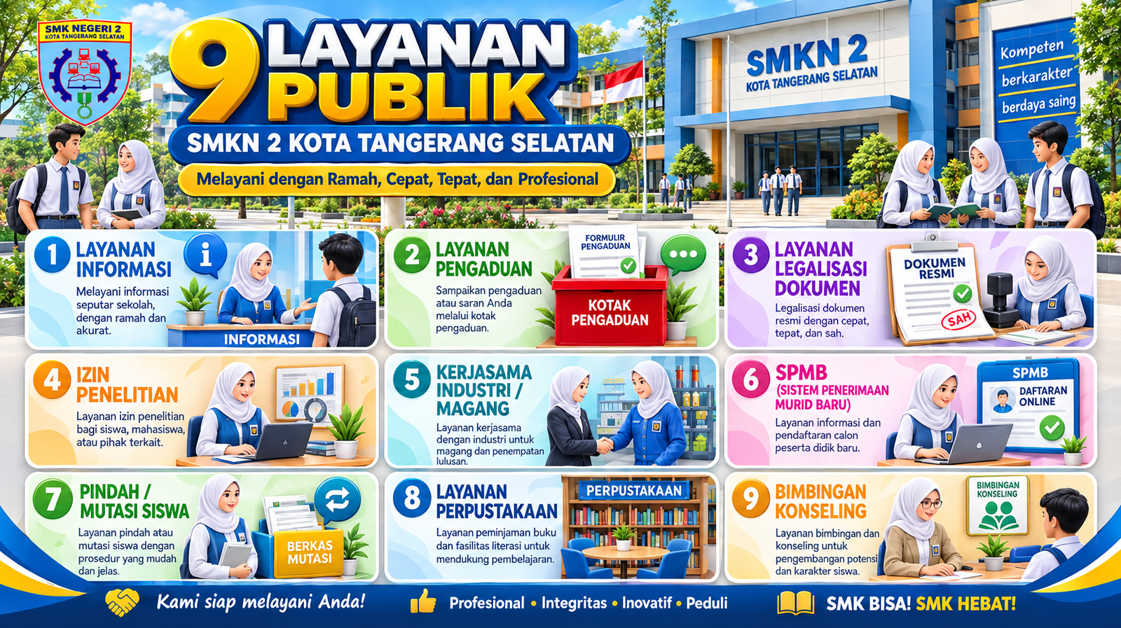 Layanan Publik SMKN 2 Tangsel